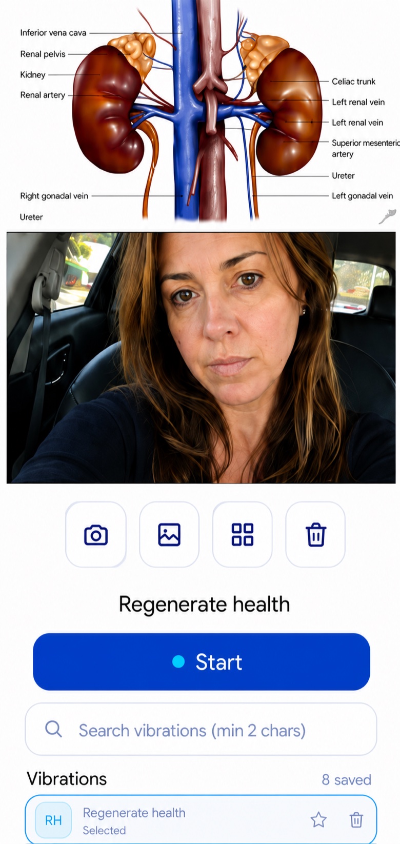 Vibe Heal încarcă o fotografie cu vibrația Regenerate Health
